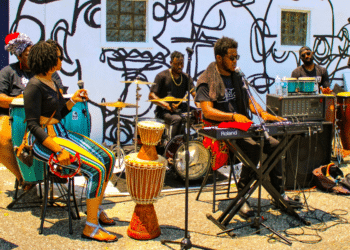 band playing