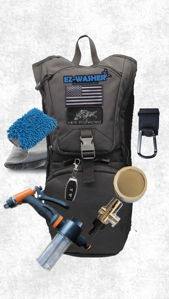 EZ-WASHER Portable Solution for K9 Units and Outdoor Enthusiasts_2