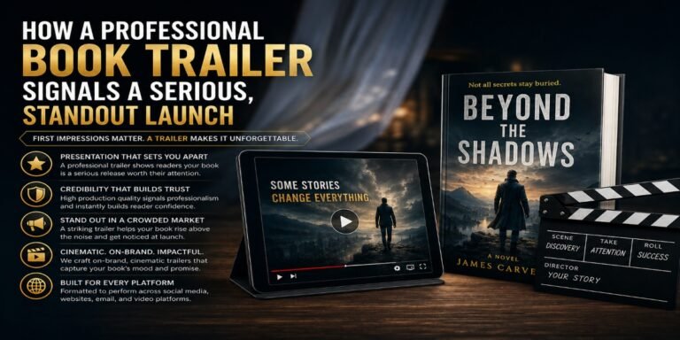 How a Professional Book Trailer Signals a Serious, Standout Launch