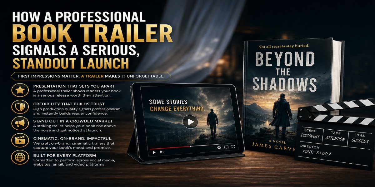 How a Professional Book Trailer Signals a Serious, Standout Launch