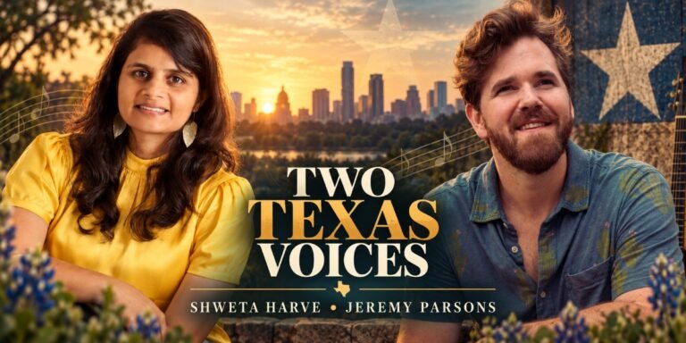 Two Texas Voices, One Shared Search for Meaning, Shweta Harve and Jeremy Parsons Turn Reflection Into Song