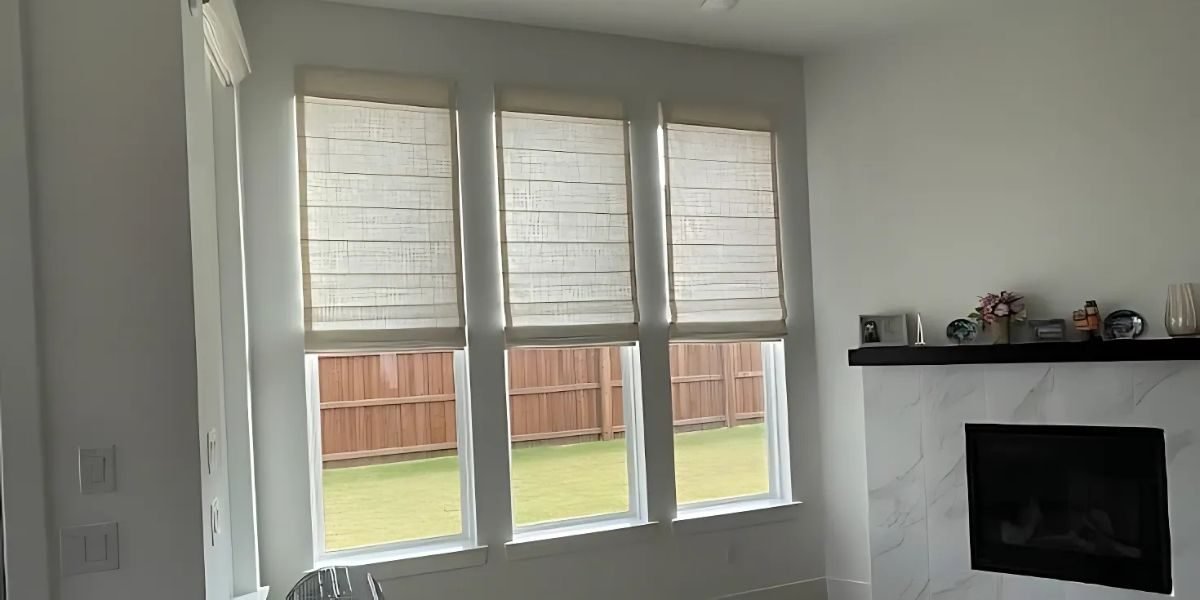 Discover Custom Roman Shades at Bumble Bee Blinds of Denton