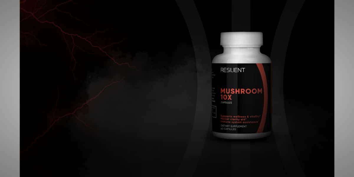 Resilient Supps Mushroom Complex 10 X - A Potent Elixir for Mind and Body